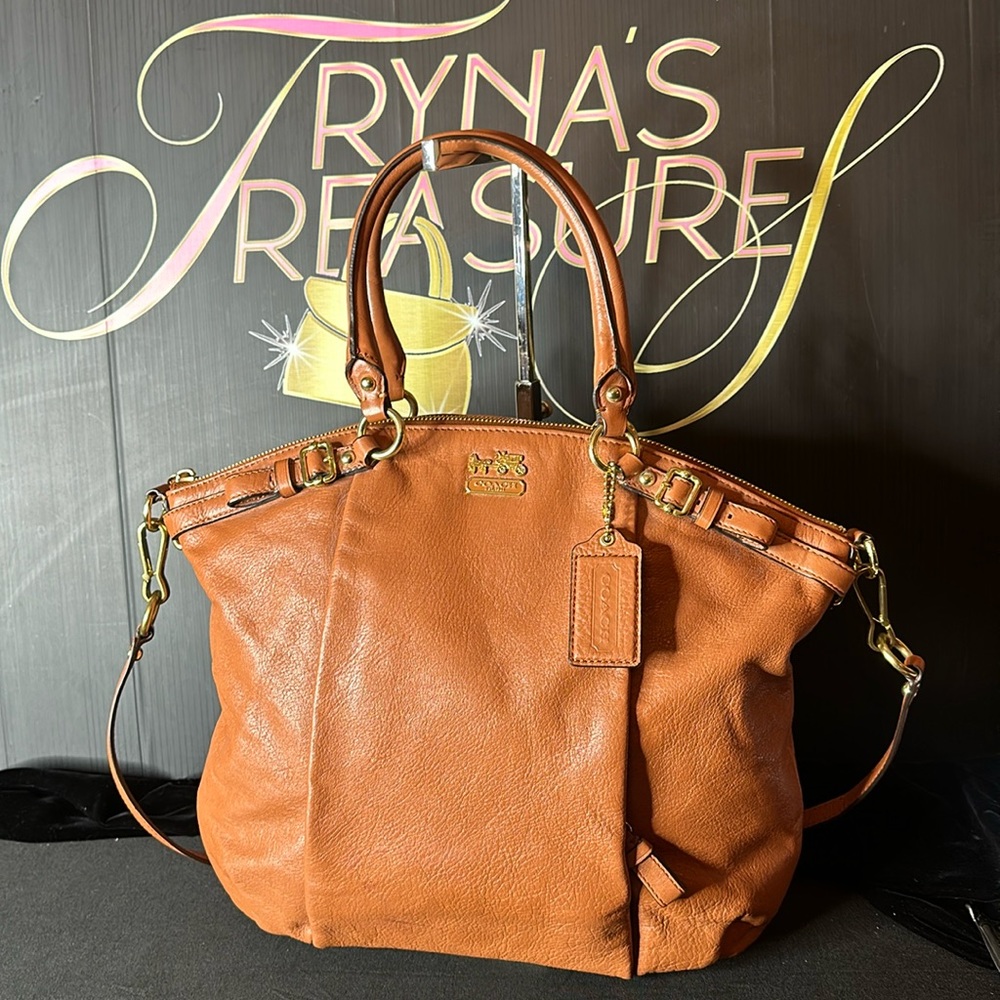 Coach Leather Madison Lindsey Bag